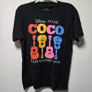 Disney Concerts Coco Film Concert Tour Short Sleeve T-Shirt Size Medium